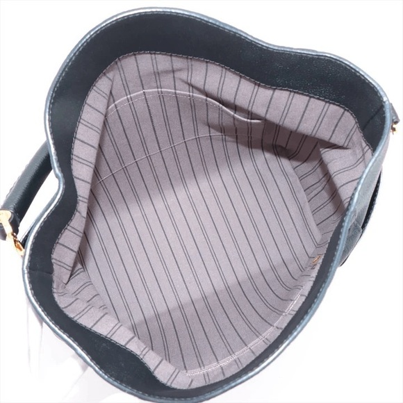 Authentic Louis Vuitton Bagatelle Empreinte NEW black with 2 straps - Picture 7 of 15